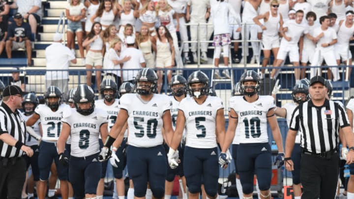 Corner Canyon football vs Bishop Gorman August 19, 2022. 