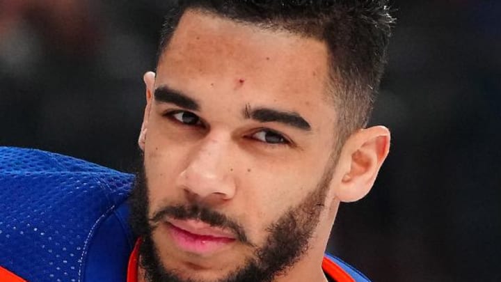 NHL Edmonton Oilers left wing Evander Kane