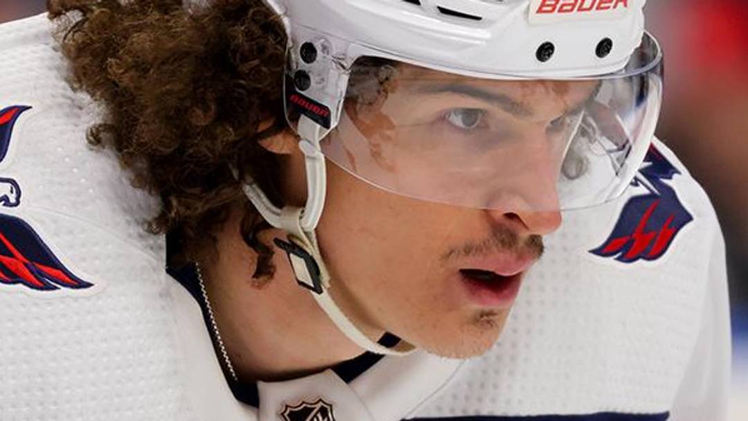 NHL Washington Capitals left wing Sonny Milano