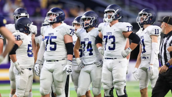 St. Thomas Academy in the 2023 Class 5A MSHSL Prep Bowl.