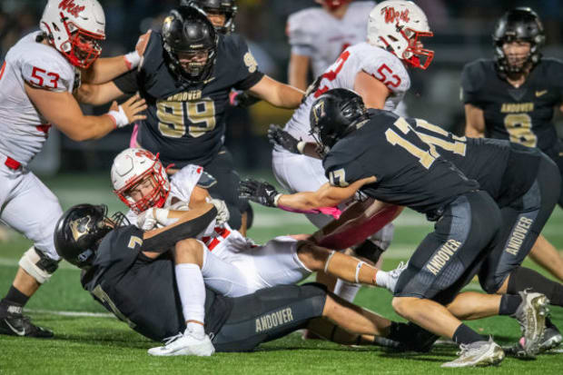 Mankato West Andover high school football Minnesota