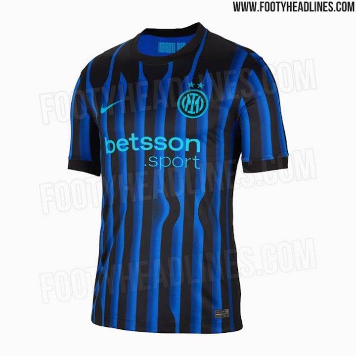 Le maillot domicile de l'Inter Milan pour la saison 2025/26
