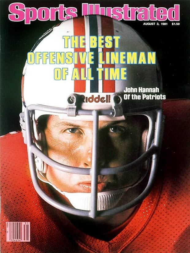 Former Alabama offensive lineman John Hannah on the cover of Sports Illustrated