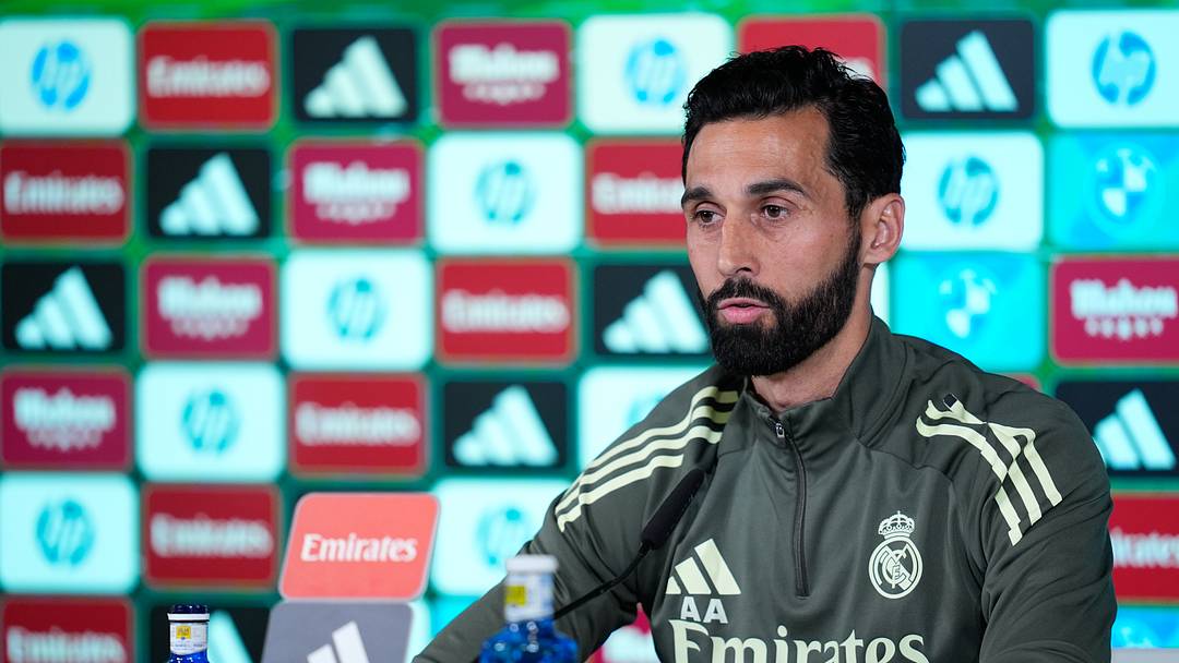 Alvaro Arbeloa Press Conference For Real Madrid - Laliga Ea Sports