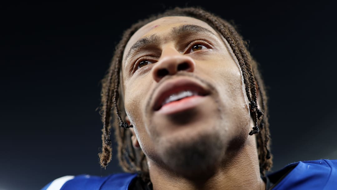 Jonathan Taylor of the Indianapolis Colts Jonathan Taylor of the Indianapolis Colts