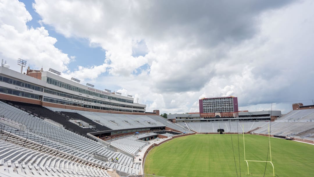 A view of the renovations being made to Doak Campbell Stadium as seen on Friday, July 18, 2025.