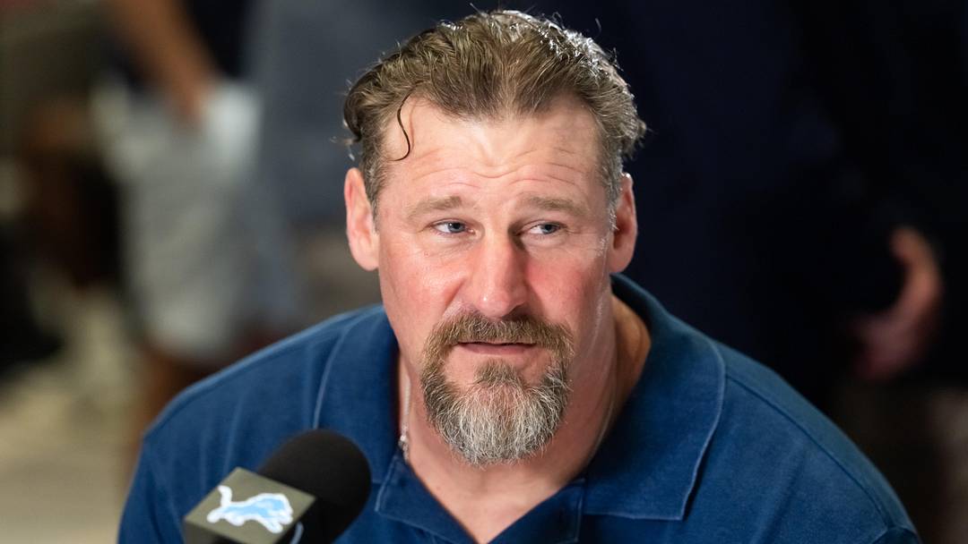Mar 30, 2026; Phoenix, AZ, USA; Detroit Lions head coach Dan Campbell during the 2026 NFL Annual League Meeting at the Arizona Biltmore. Mandatory Credit: Mark J. Rebilas-Imagn Images