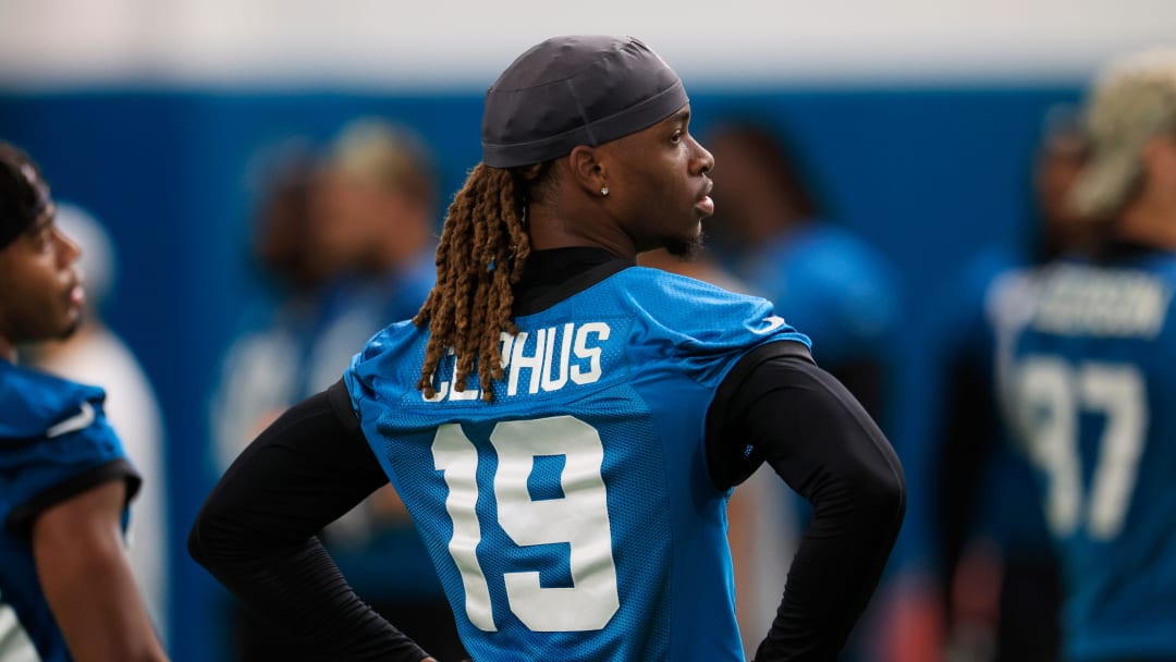 Jacksonville Jaguars wide receiver Joshua Cephus (19) looks on during the second day of a mandatory minicamp Tuesday, June 11, 2024 at EverBank Stadium’s Miller Electric Center in Jacksonville, Fla. [Corey Perrine/Florida Times-Union]