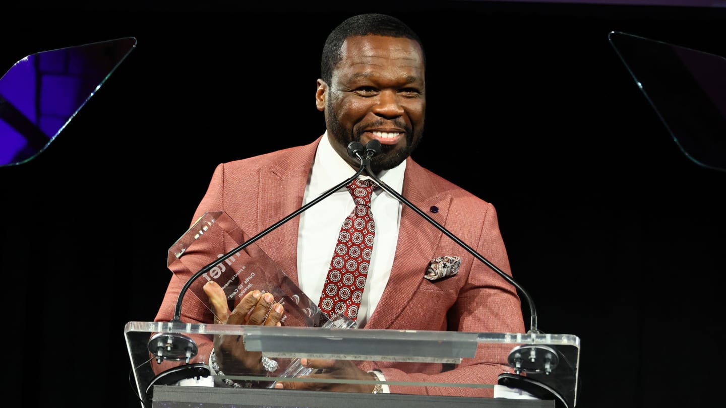 50 Cent получает награду за предпринимательское лидерство на гала-концерте NFTE 2024