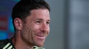 Xabi Alonso, entraîneur du Real Madrid, en conférence de presse.