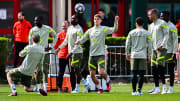 Skuad AC Milan jelang laga kontra Napoli di perempat final Liga Champions