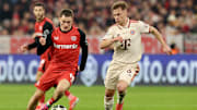 Joshua Kimmich zeigte gegen Leverkusen einen fast perfekten Auftritt. 