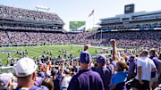 Kansas State Wildcats fans cheer a touchdown during the second half of the game against UCF Knights.