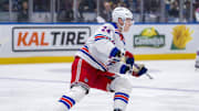Kaapo Kakko during the Rangers' 4–3 win over the Canucks on Nov. 19, 2024.