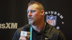 Detroit Lions head coach Dan Campbell speaks to the media during the NFL annual league meeting.