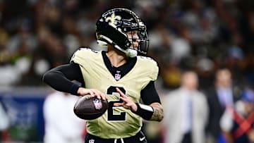 Spencer Rattler drops back for a pass