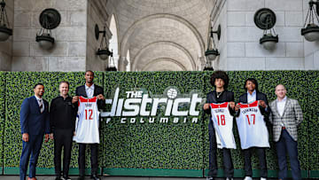 Washington Wizards, Will Dawkins, Michael Winger, Alex Sarr, Kyshawn George, Bub Carrington, Brian Keefe