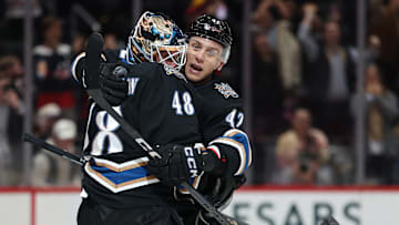 Logan Thompson, Martin Fehervary, Washington Capitals 