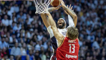 USA V Germany, USA basketball showcase.