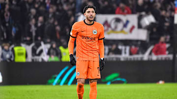 Omar Marmoush in action for Frankfurt 