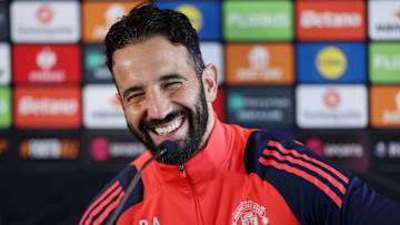 Manchester United Training Session And Press Conference - UEFA Europa League 2024/25 Quarter Final