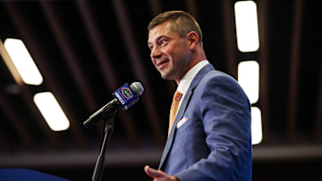 Florida Football Hosts Press Conference Introducing New Head Coach Jon Sumrall