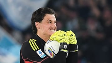 Mile Svilar provided some safe hands for AS Roma against their cross-town rivals.