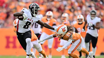 Kyle Pitts, Tyrek Funderburk, Atlanta Falcons, Tampa Bay Buccaneers