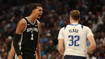 Victor Wembanyama made a statement against fellow No. 1 overall pick Cooper Flagg on Wednesday night