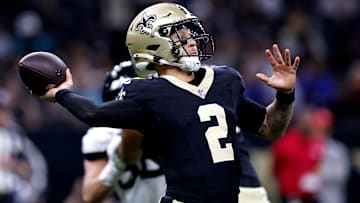 Spencer Rattler, Jacksonville Jaguars v New Orleans Saints - NFL Preseason 2025