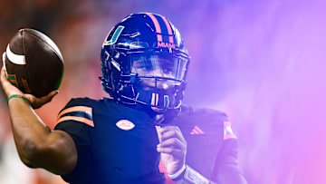 Miami QB Cam Ward 