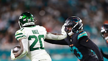 NYJets running back Breece Hall