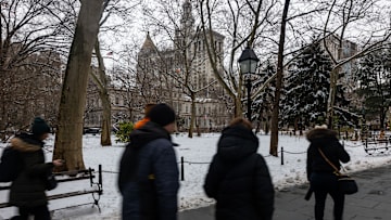 Another Winter Storm Brings Snow To New York City