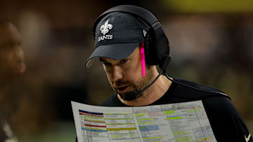 Klint Kubiak with the New Orleans Saints