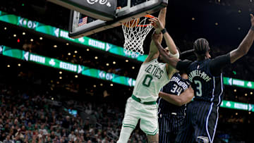 Kentavious Caldwell-Pope is about to be public enemy number one in Boston after Jayson Tatum was downgraded to DOUBTFUL with a wrist injury suffered in Game 1.