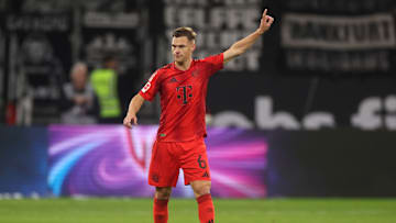 Joshua Kimmich during the draw against Frankfurt 