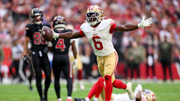 San Francisco 49ers safety Malik Mustapha (6)