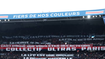 The PSG ultras support the club's management this season. / FRANCK FIFE/GettyImages