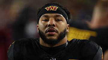 Washington Commanders running back Chris Rodriguez Jr.