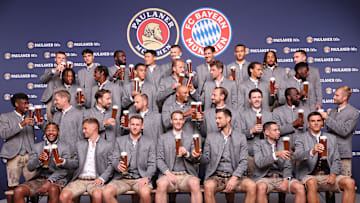 FC Bayern München and Paulaner Photo Session