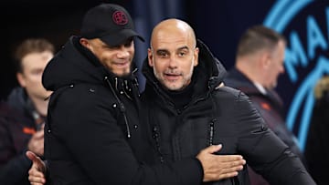 Vincent Kompany und Pep Guardiola kennen und schätzen sich Vincent Kompany und Pep Guardiola kennen und schätzen sich