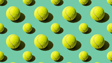 Tennis balls have functional fuzz.