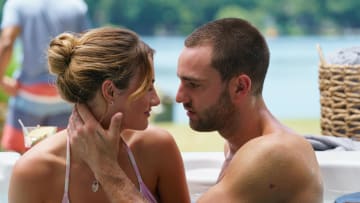 Tell Me Lies -- “Castle on a Cloud” - Episode 107 -- The group goes to Evan’s lake house to celebrate his 21st birthday. Lucy (Grace Van Patten) and Stephen (Jackson White), shown. (Photo by: Josh Stringer/Hulu)