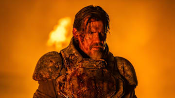 JOSH BROLIN as Gurney Halleck in Warner Bros. Pictures and Legendary Pictures’ action adventure “DUNE: PART TWO,” a Warner Bros. Pictures release. Photo Credit: Niko Tavernise © 2023 Warner Bros. Entertainment Inc. All Rights Reserved.