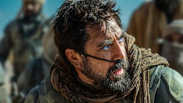 JAVIER BARDEM as Stilgar in Warner Bros. Pictures and Legendary Pictures’ action adventure “DUNE: PART TWO,” a Warner Bros. Pictures release. Photo Credit: Niko Tavernise © 2023 Warner Bros. Entertainment Inc. All Rights Reserved.