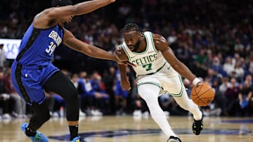 Jaylen Brown stepped up his scoring in Jayson Tatum's absence as the Boston Celtics took control of the series heading back to Orlando.