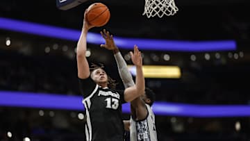 Mar 5, 2024; Washington, District of Columbia, USA; Providence Friars forward Josh Oduro (13) shoots
