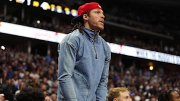 Mar 12, 2025; Denver, Colorado, USA; Denver Nuggets forward Aaron Gordon (32) during the second quarter against the Minnesota Timberwolves at Ball Arena. Mandatory Credit: Ron Chenoy-Imagn Images