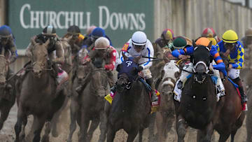 The Kentucky Derby field races on May 4, 2025.