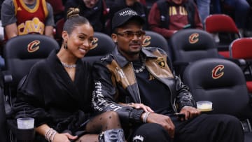 Cleveland Browns quarterback Deshaun Watson and girlfriend Jilly Anais, fully clothed